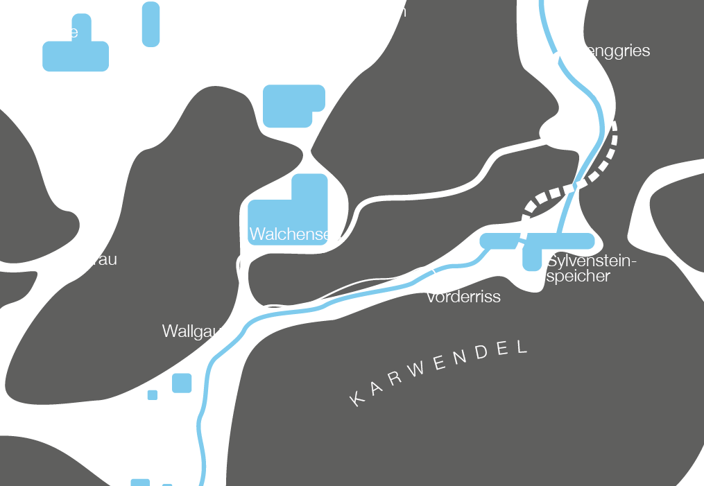 Lenggries / Walchensee Karte